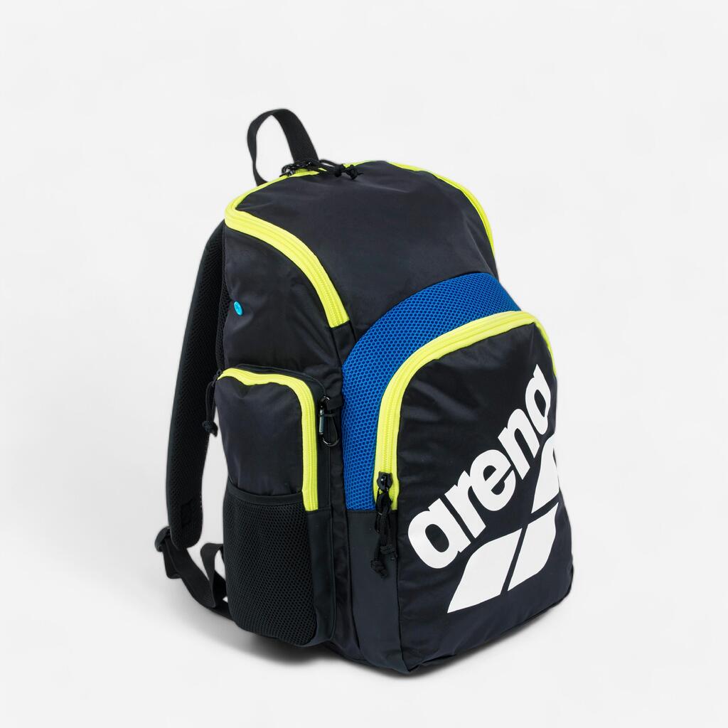 Swimming Backpack 35L ARENA SPIKY III Black Yellow